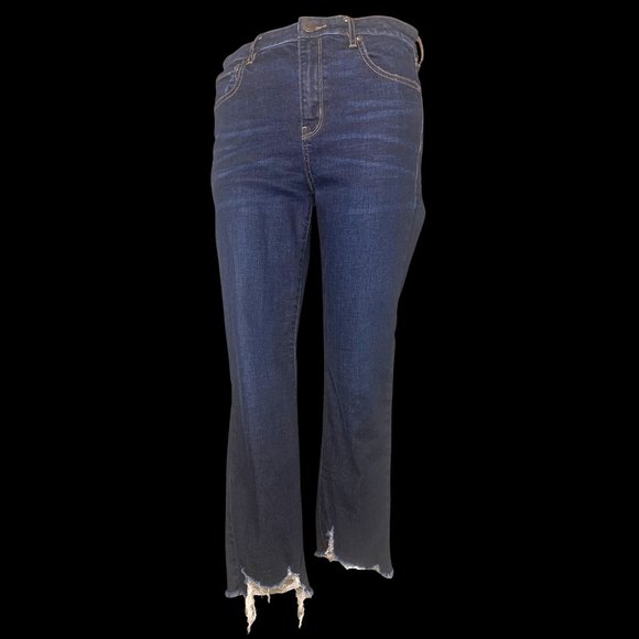 AE Hi-Rise Stretch Crop Flare Jeans - Picture 2 of 3